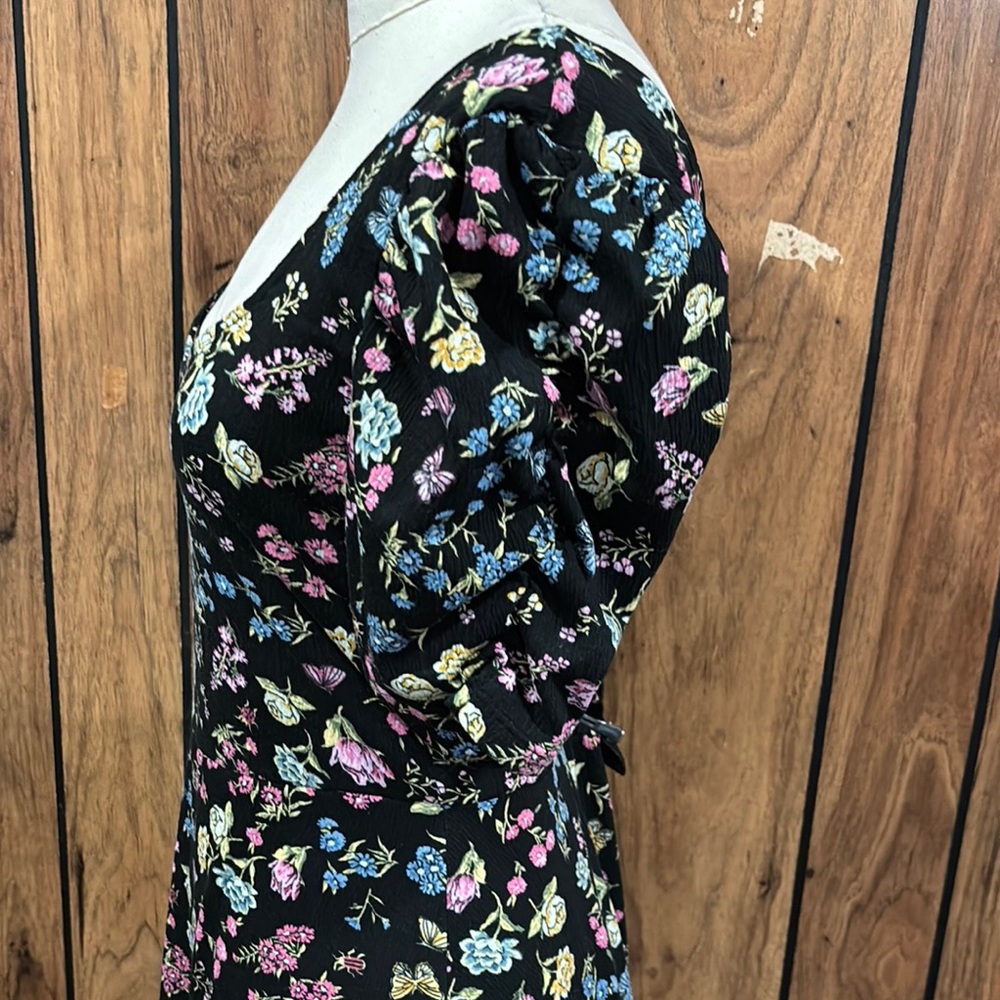 Floral Black Dress - Picture 3 of 7